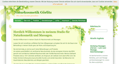Desktop Screenshot of naturkosmetik-goerlitz.de